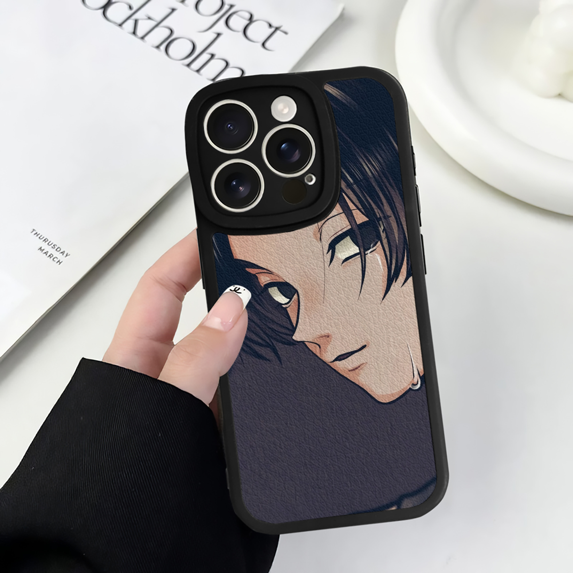 （画像用） 東京リベンジャーズ Tokyo Revengers 【iPhone 16シリーズ対応】シリコンスマホケース（レザー調） 材質：シリコン